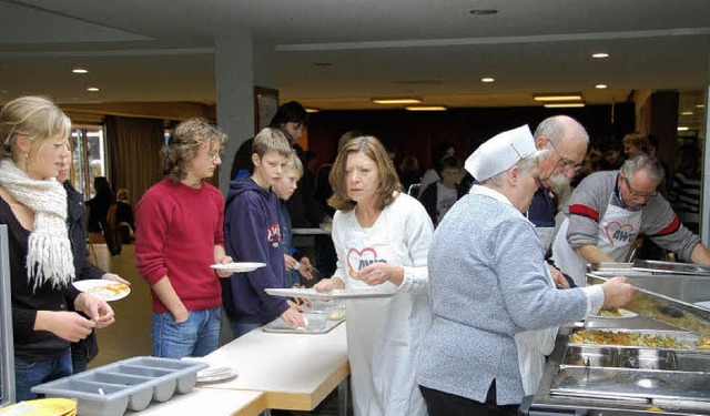 Gefragt ist ein warmes Mittagessen in der Denzlinger Schlermensa.   | Foto: Frank Kiefer/Archiv