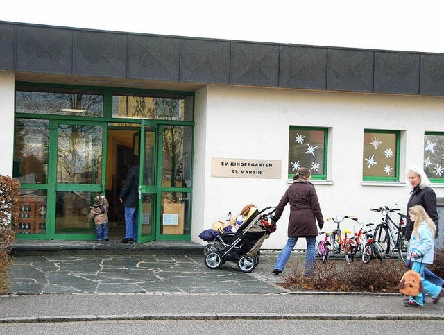 Der Kindergarten St. Martin in Eimeldi...und der Kirchengemeinde auch bleiben.   | Foto: archivfoto: Langelott