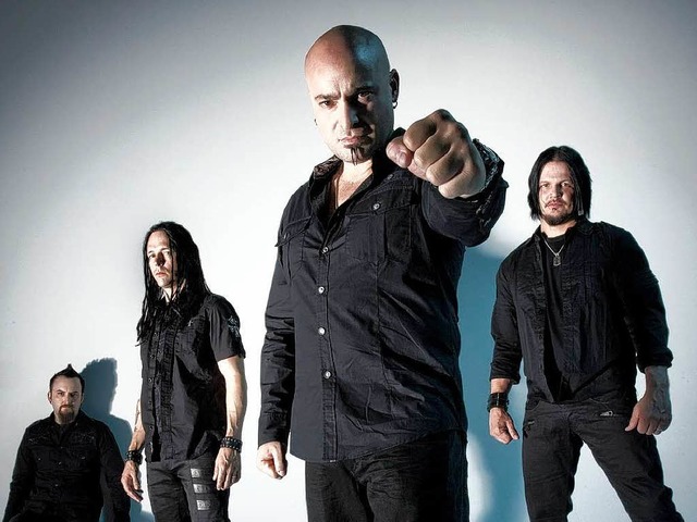 Eine von vier US-Bands, die in der Rothaus-Arena auftreten: Disturbed   | Foto: pro