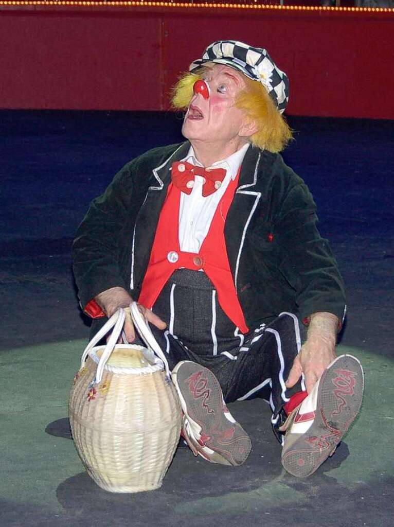 Der Winter-Zirkus mit dem berhmten russischen Clown Oleg Popov.