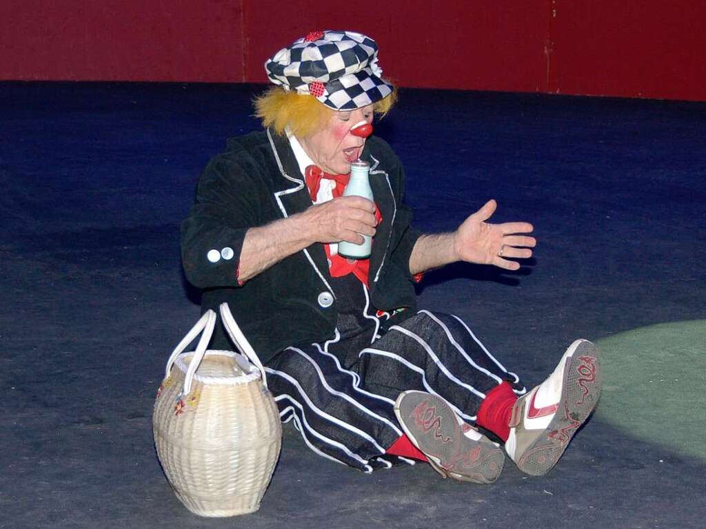 Der Winter-Zirkus mit dem berhmten russischen Clown Oleg Popov.