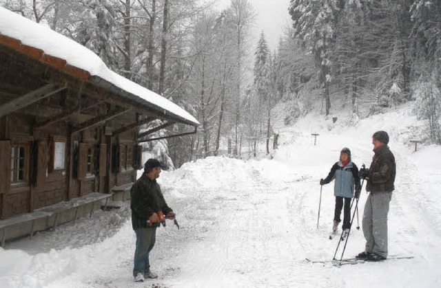 Viel Freude hatten am Wochenende die Wintersportler am Lipple.  | Foto: Rolf-Dieter Kanmacher
