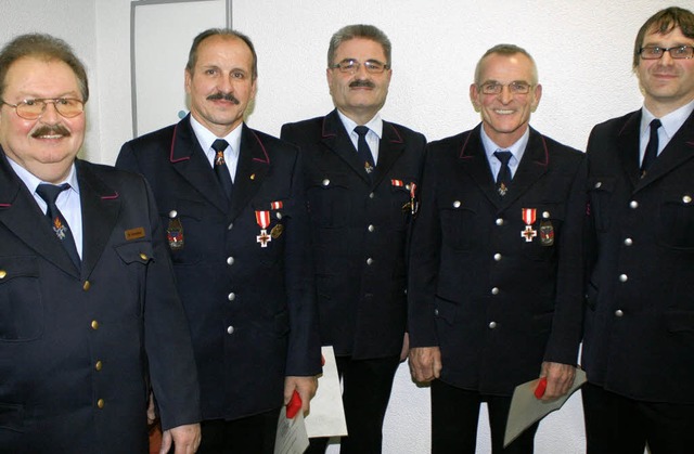 Feuerwehr Maulburg Ehrungen  | Foto: bry