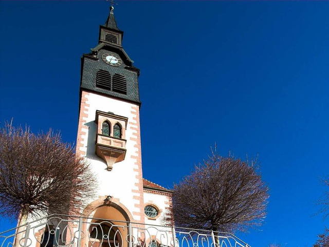 Ziel von Einbrechern: Die evangelische Kirche in Herbolzheim.  | Foto: Siegfried Gollrad