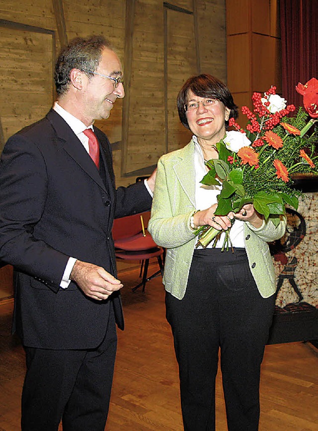 Rektor Laumont verabschieder Schrtter  | Foto: Birklehof