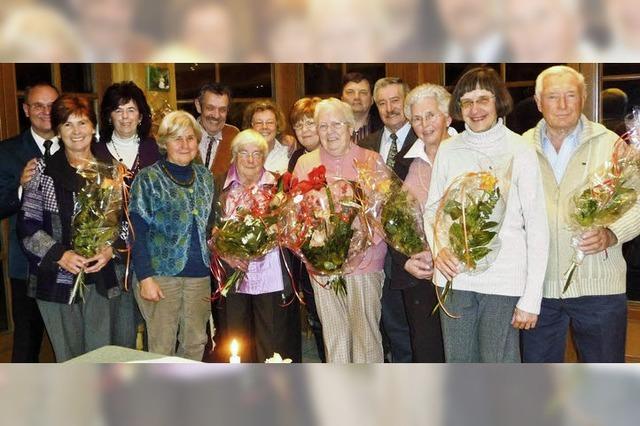 Liesel Steinhart und Sofie Denz 60 Jahre im VdK