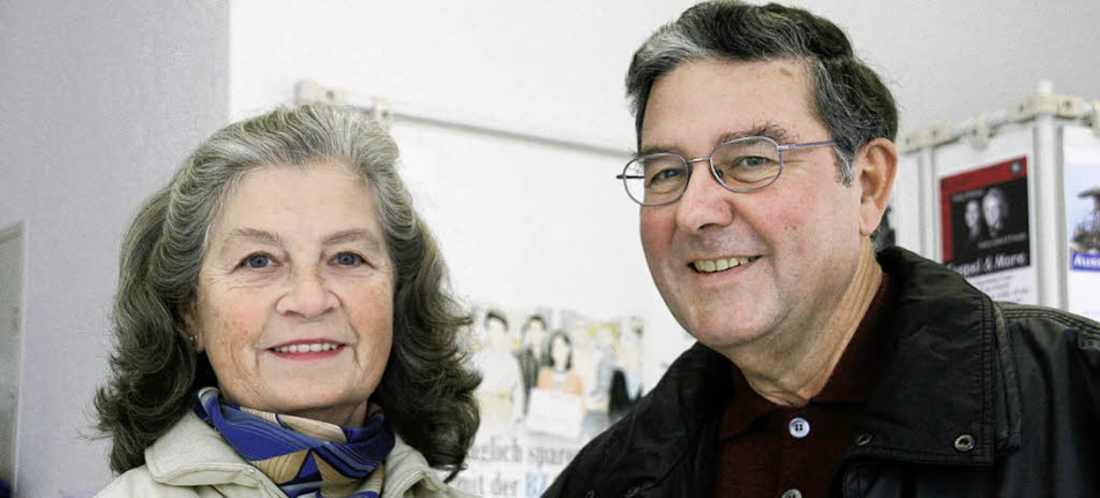 Gerhard und Brigitte Zeiher sind für d...wegs, um die Tombolapreise abzuholen.   | Foto: Marlies Jung-Knoblich