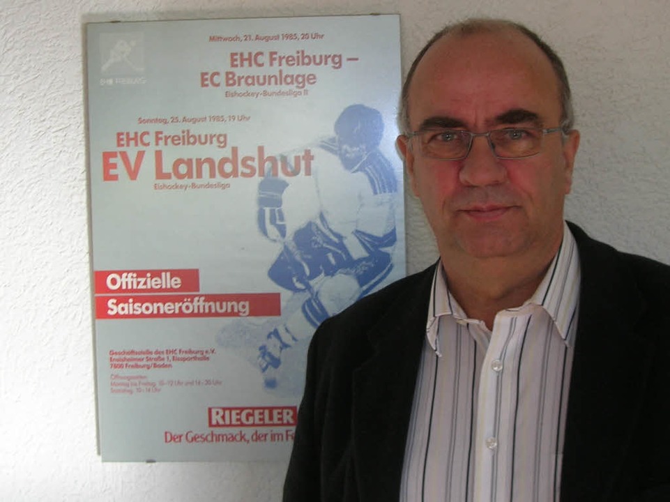Wolfgang Kunkler, Chef des Stammvereins EHC Freiburg.  | Foto: Karl Heidegger