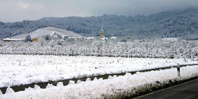 Winterliche Landschaft, aber keine soz...sche Brger interessant sein drften.   | Foto: Sabine Model