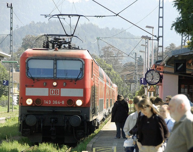 Bis Neustadt ist die Hllentalbahn ele...ecke bis Donaueschingen zu erreichen.   | Foto: M. Donner