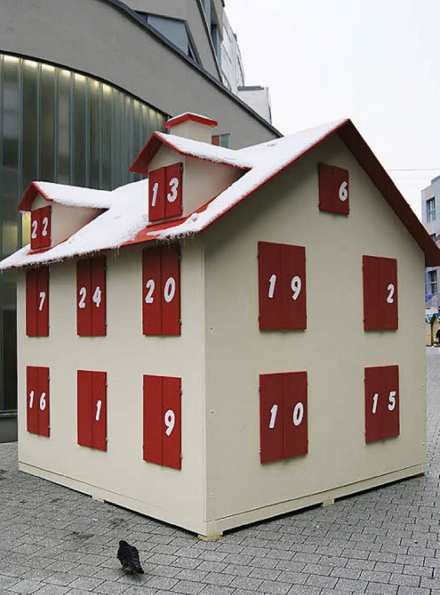 Das Adventskalender-Huschen am Chesterplatz  | Foto: cjz