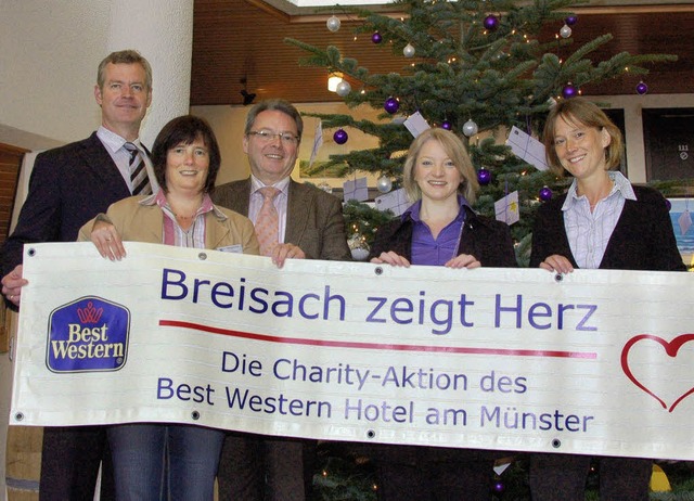 Breisachs Brgermeister Oliver Rein, A...ion &#8222;Breisach zeigt Herz&#8220;.  | Foto: agnes pohrt