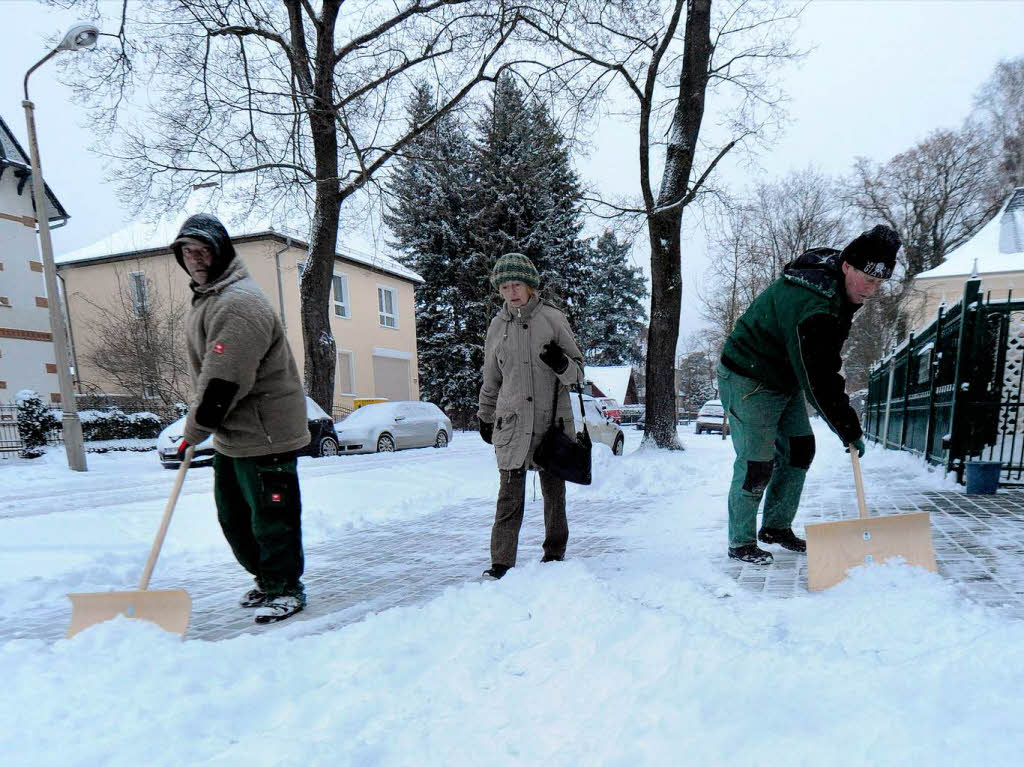 Schnee in Berlin.