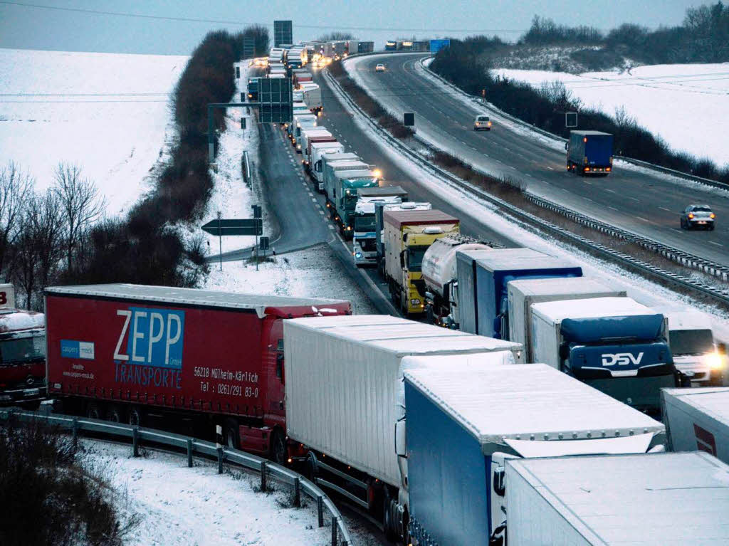 Verkehrschaos in Hessen.