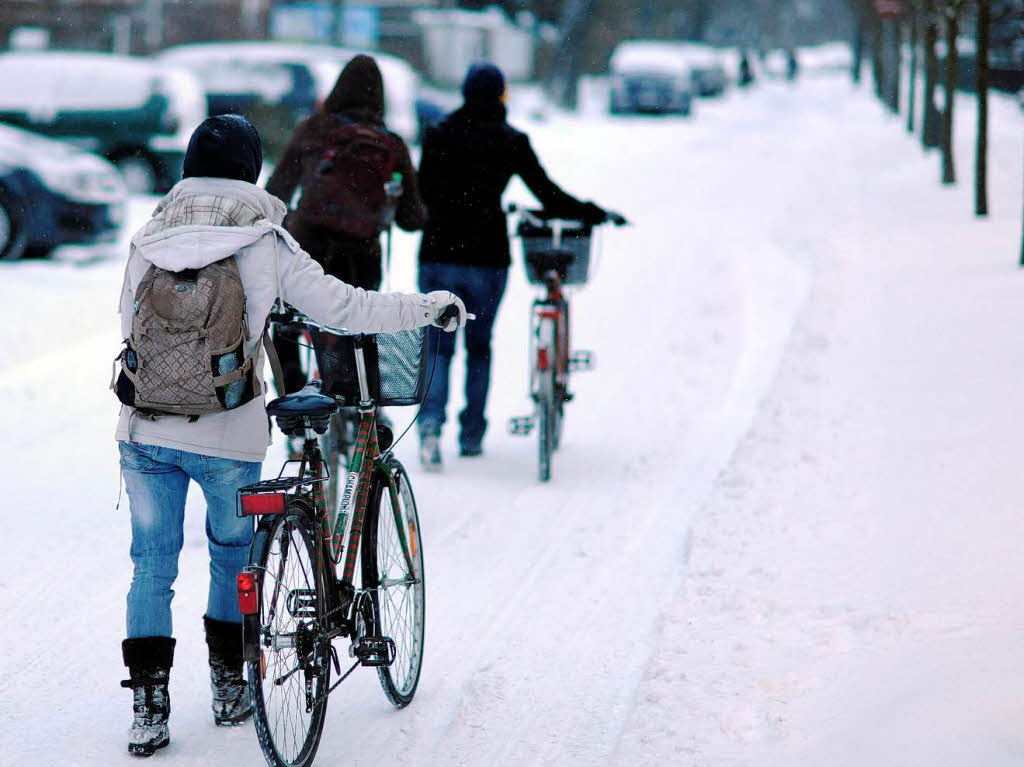 Wer sein Fahrrad und die eigenen Knochen liebt, der schiebt....