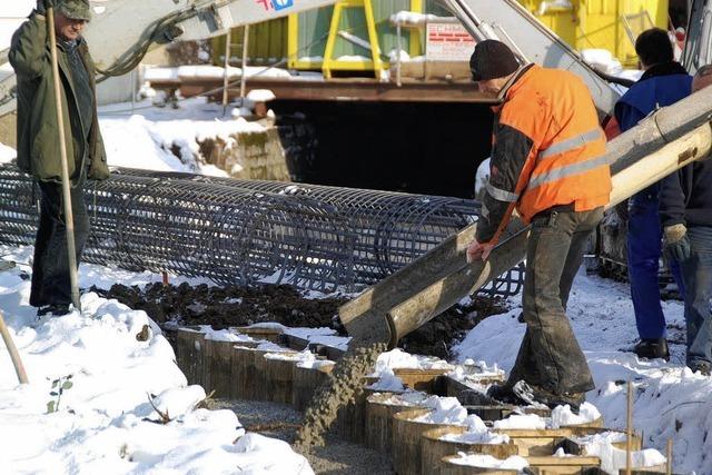 Betonieren bei Minusgraden