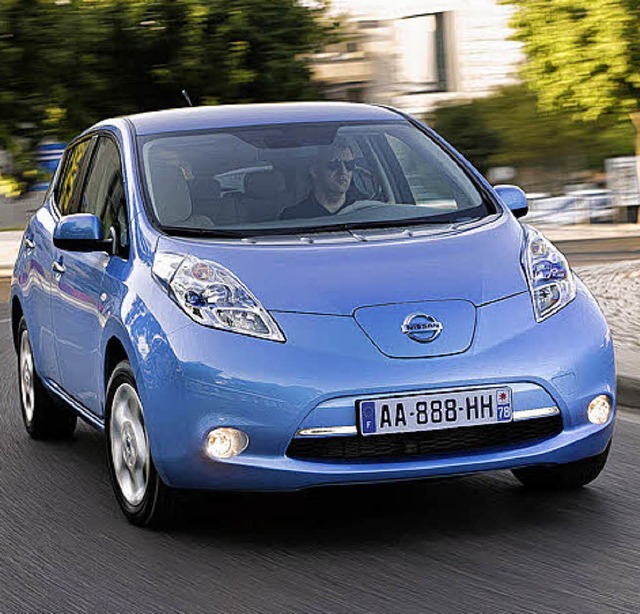 Auen kompakt, innen elektrisch: Nissan Leaf   | Foto: werksfoto
