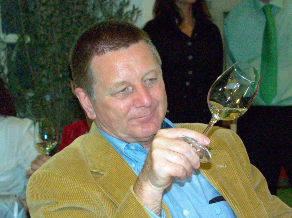 Zweifellos ein Weinkenner: Badenova-Vorstand Harald Seidelmann.