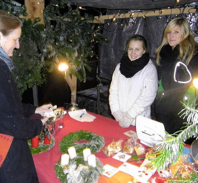 Schne Auswahl: Der Adventsbasar am Gymnasium  | Foto: Joel Perin