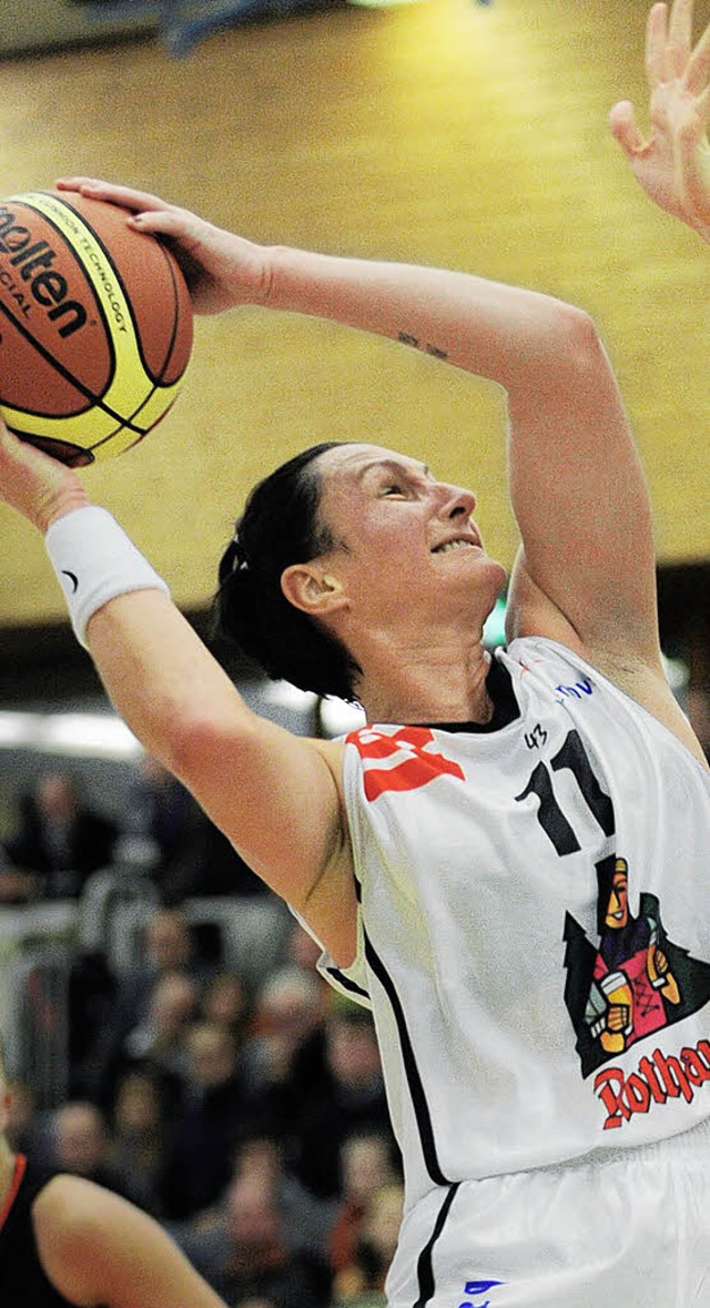 Mirna Paunovic erzielte 16 Punkte und holte zehn Rebounds fr das USC-Team.   | Foto: seeger