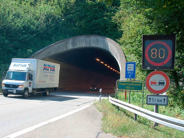 25 Jahre ist der Hugenwaldtunnelalt &#... leider auch schon technisch veraltet.  | Foto: Bernd Fackler