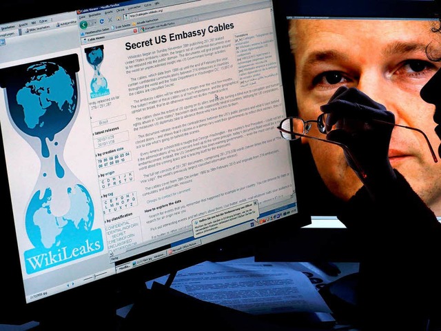 Die Internetseite Wikileaks.  | Foto: dpa