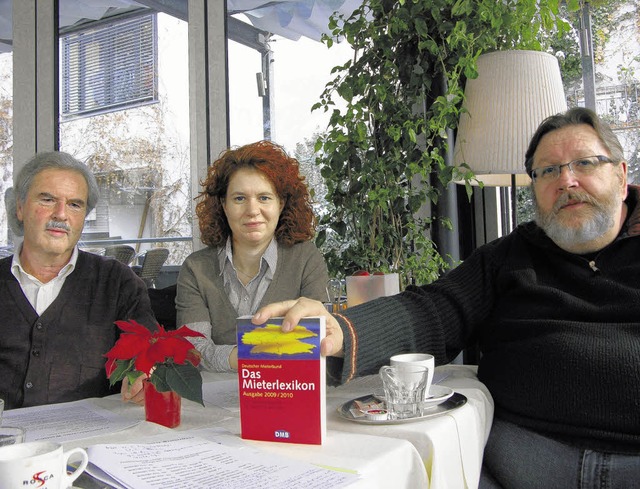 Die beiden Vorsitzenden des Kreismiete...dern im Landkreis Waldshut zur Seite.   | Foto: Huber