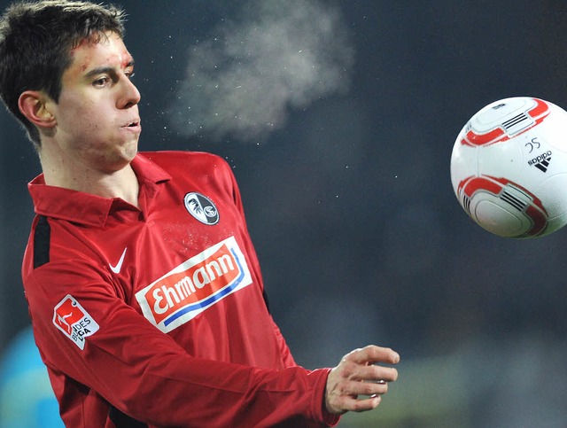 Wieder in der Bundesliga am Ball: Johannes Flum  | Foto: dpa