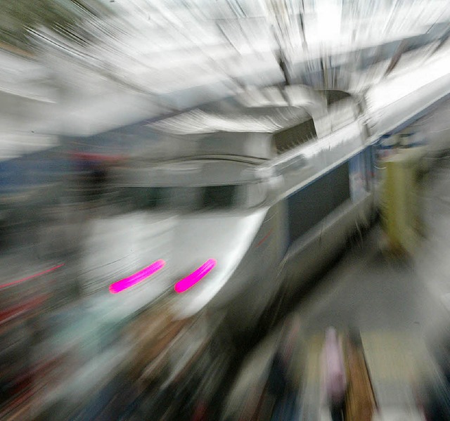 Der TGV soll durch Kalifornien rasen.   | Foto: AFP