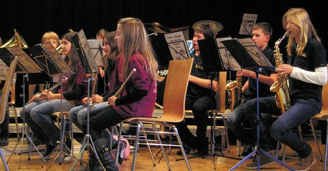 Der musikalische Nachwuchs prsentiert...lngst in der  Mehrzweckhalle Tunsel.   | Foto: privat