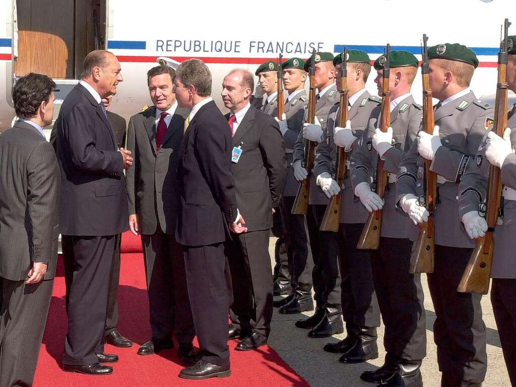 Chirac landet in Lahr
