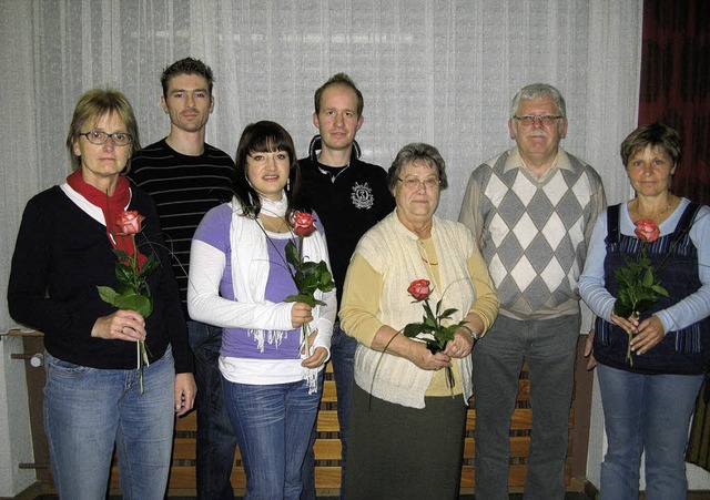 Fr 25 Jahre Mitgliedschaft wurden im ...lestahler (Vorsitzender), Renate Link   | Foto: privat