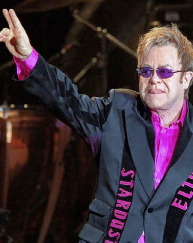 Rockt am 5. Februar in Straburg. Das .... Dezember hat Elton John verschoben.   | Foto: dpa