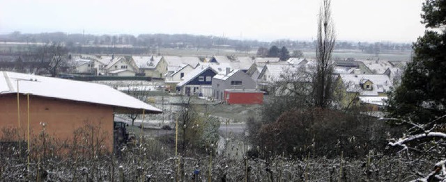 Zu den Plnen von Fnfschilling  in Fi...erung der Kelterhalle Richtung Osten.   | Foto: Cremer