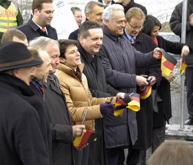 Ein groer Augenblick &#8211; der Sche...-Goldene  Band war begehrtes Souvenir.  | Foto: Ingrid Bhm-Jacob