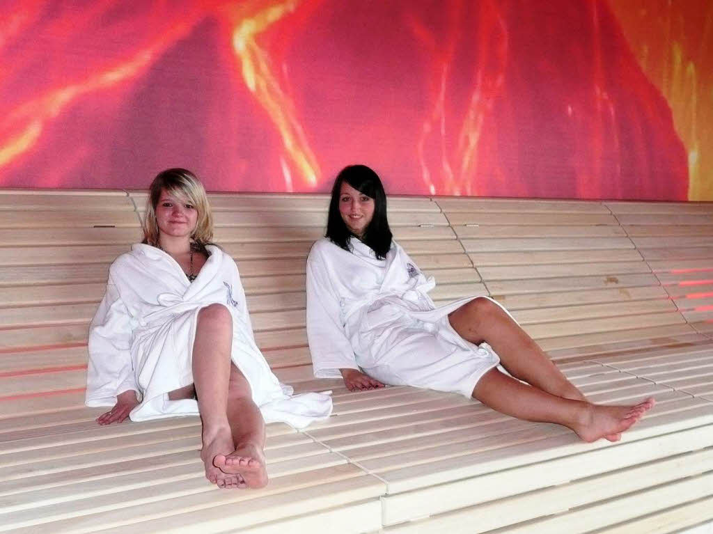 Sie testeten als erste die neue Saunawelt