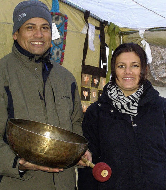 Hari Bandhari, Grnder der Clinic Nepa...kunst fr den Fortbestand der Klinik.   | Foto: Liane Schilling