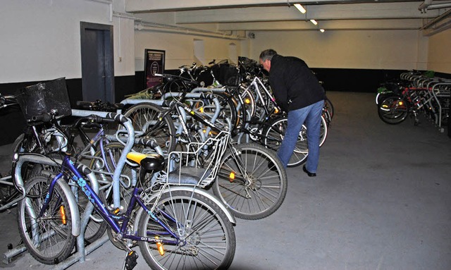 Straburg wirbt fr seine Fahrradgaragen.   | Foto: BRI
