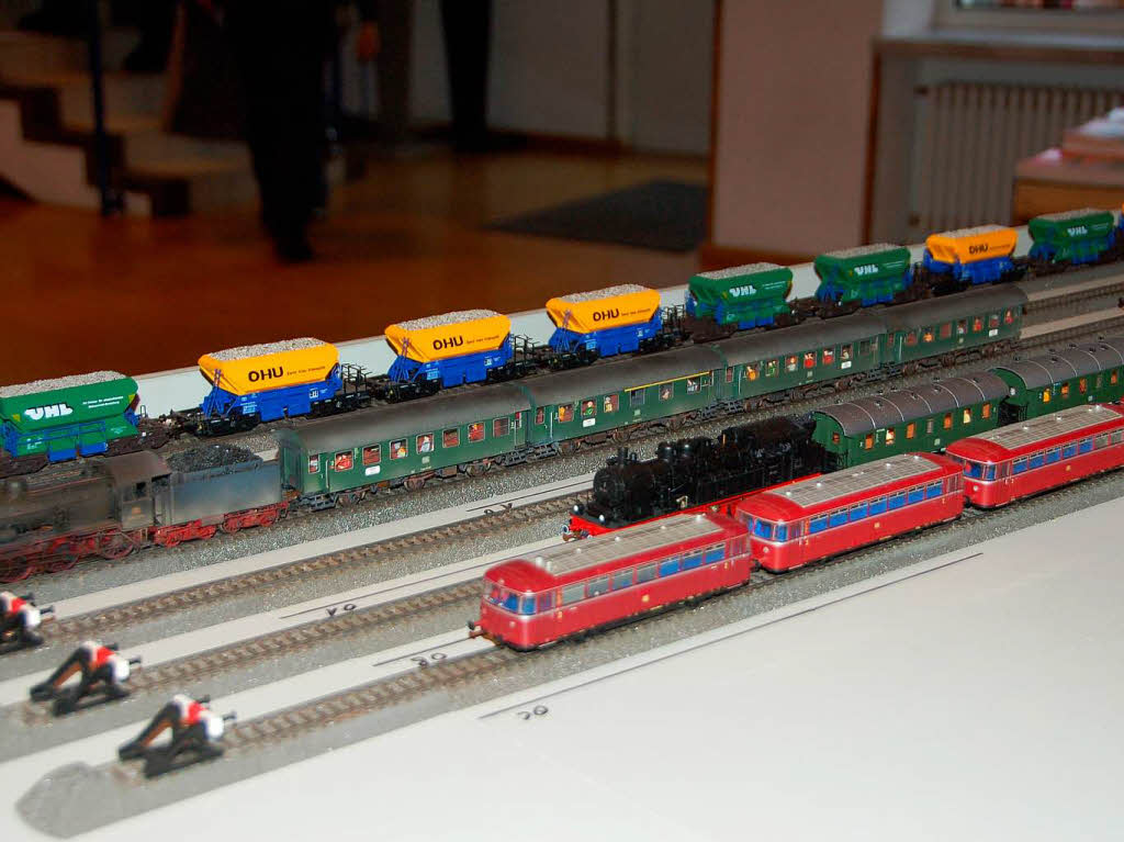 Eisenbahnfreunde kamen bei der Ausstellung in Wehr immer wieder ins Schwärmen. Eisenbahnfreunde kamen bei der Ausstellung in Wehr immer wieder ins Schwärmen.