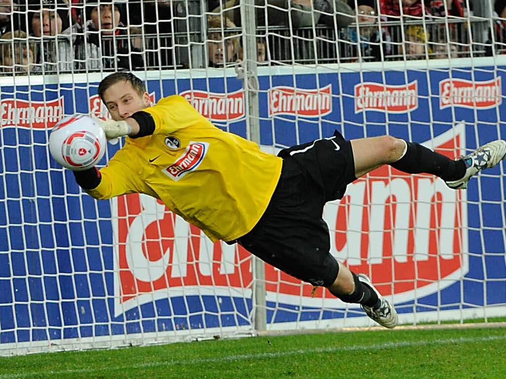 Starker Rckhalt: Oliver Baumann, Torwchter des SC Freiburg.