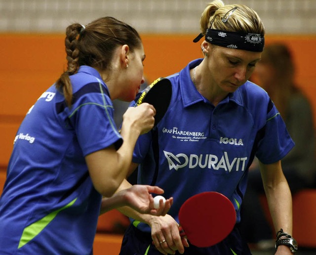 Christine Koch und Yana Timina gewannen ihr Doppel.  | Foto:  Faruk nver (A)