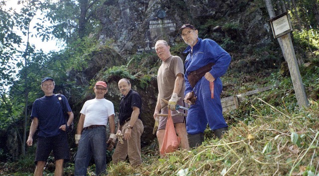 Der &#8222;Jahnfelsen&#8220; im Altersbachtal   | Foto: Richard Ruppenthal