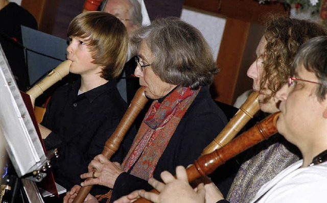Nach harter Probenarbeit gibt das Bloc...orchester in Nonnenweier ein Konzert.   | Foto: Heidi Fssel