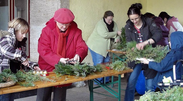 Gro war die Resonanz beim ersten Adve...binden an der Dr. Max-Metzger-Schule.   | Foto: Monika Weber