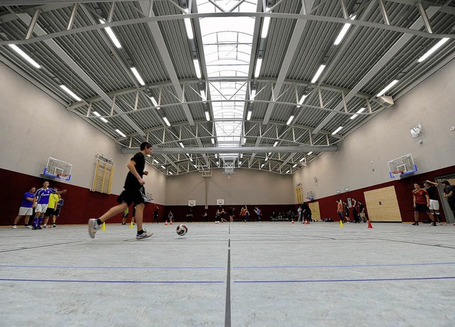 Jede Menge Platz fr Schul- und Vereinssport bietet die neue Rotteck-Halle.   | Foto: Ingo Schneider