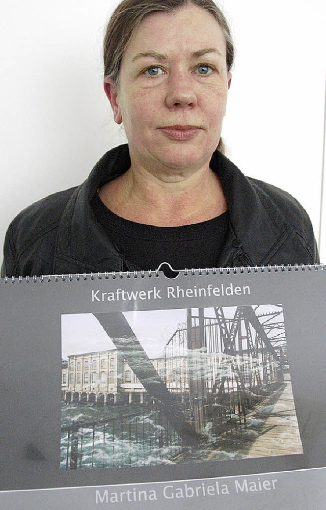 Gelungen: der Fotokalender Kraftwerk Rheinfelden von Martina Gabriela Maier.   | Foto: Ingrid Bhm-Jacob