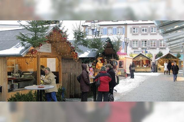 Weniger Besucher beim Emmendinger Weihnachtsmarkt