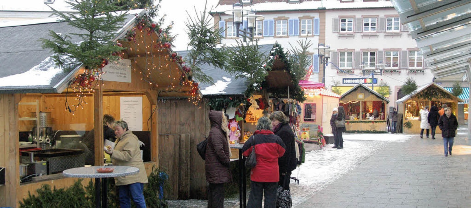 Weniger Besucher beim Emmendinger Weihnachtsmarkt ...