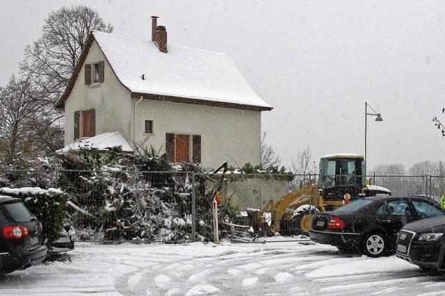 Haus weicht Parkpltzen