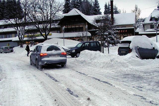 Schnee in Massen: Drei Stunden lang fuhr kein Bus